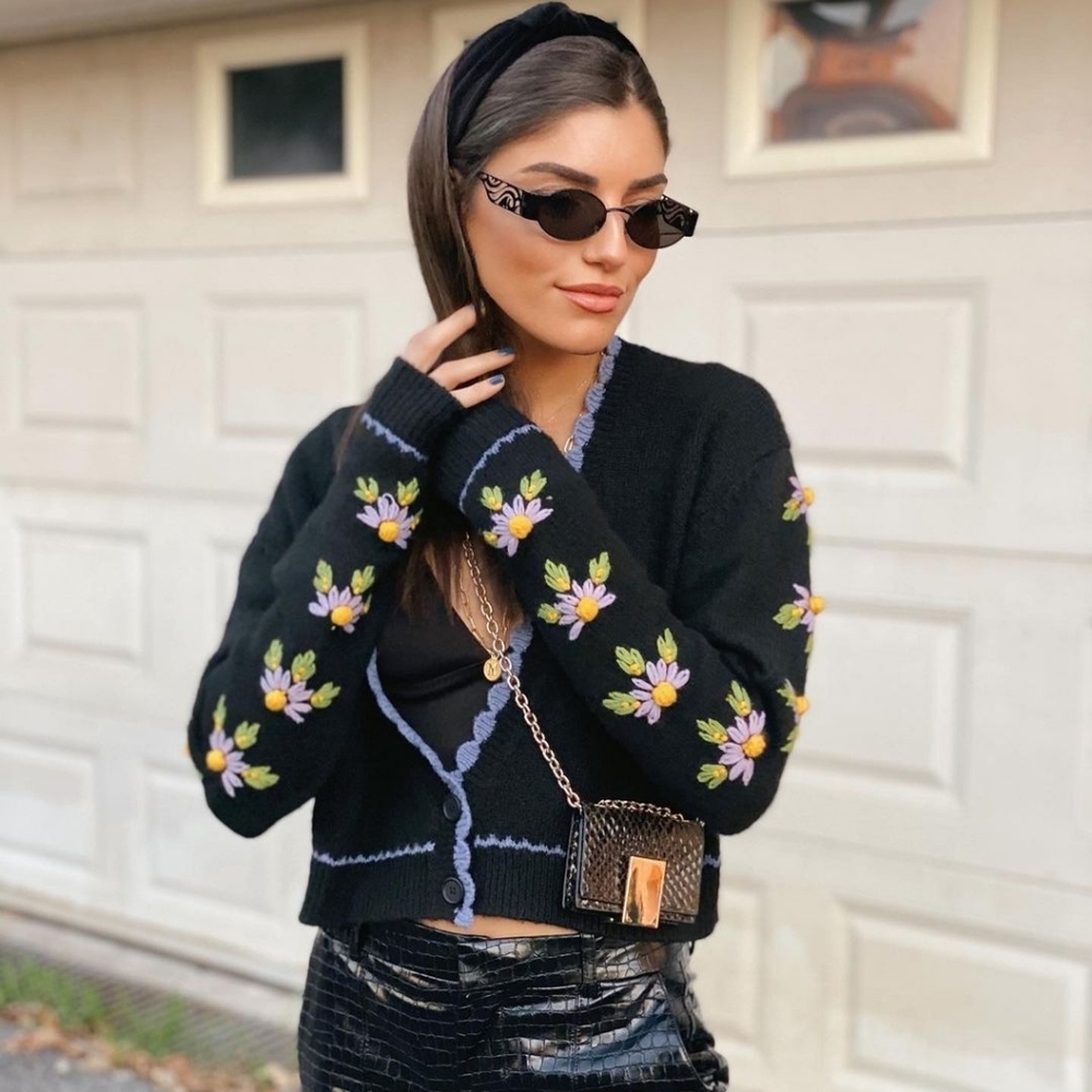 Zara Embroidery cardigan